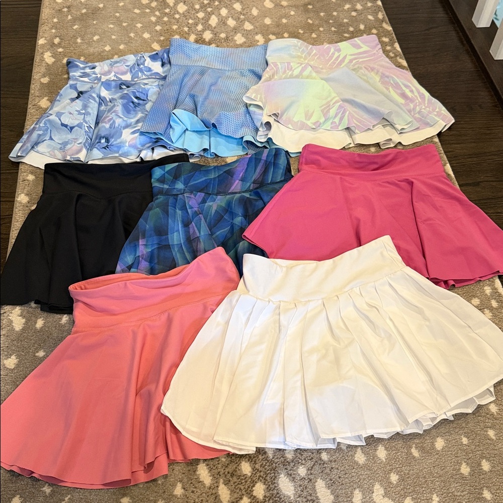 Lot of 8 Old Navy Skorts for Girls size 8